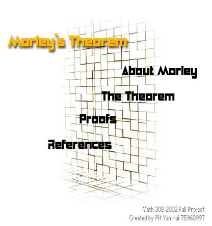 Welcome to Morley's Theorem Page
