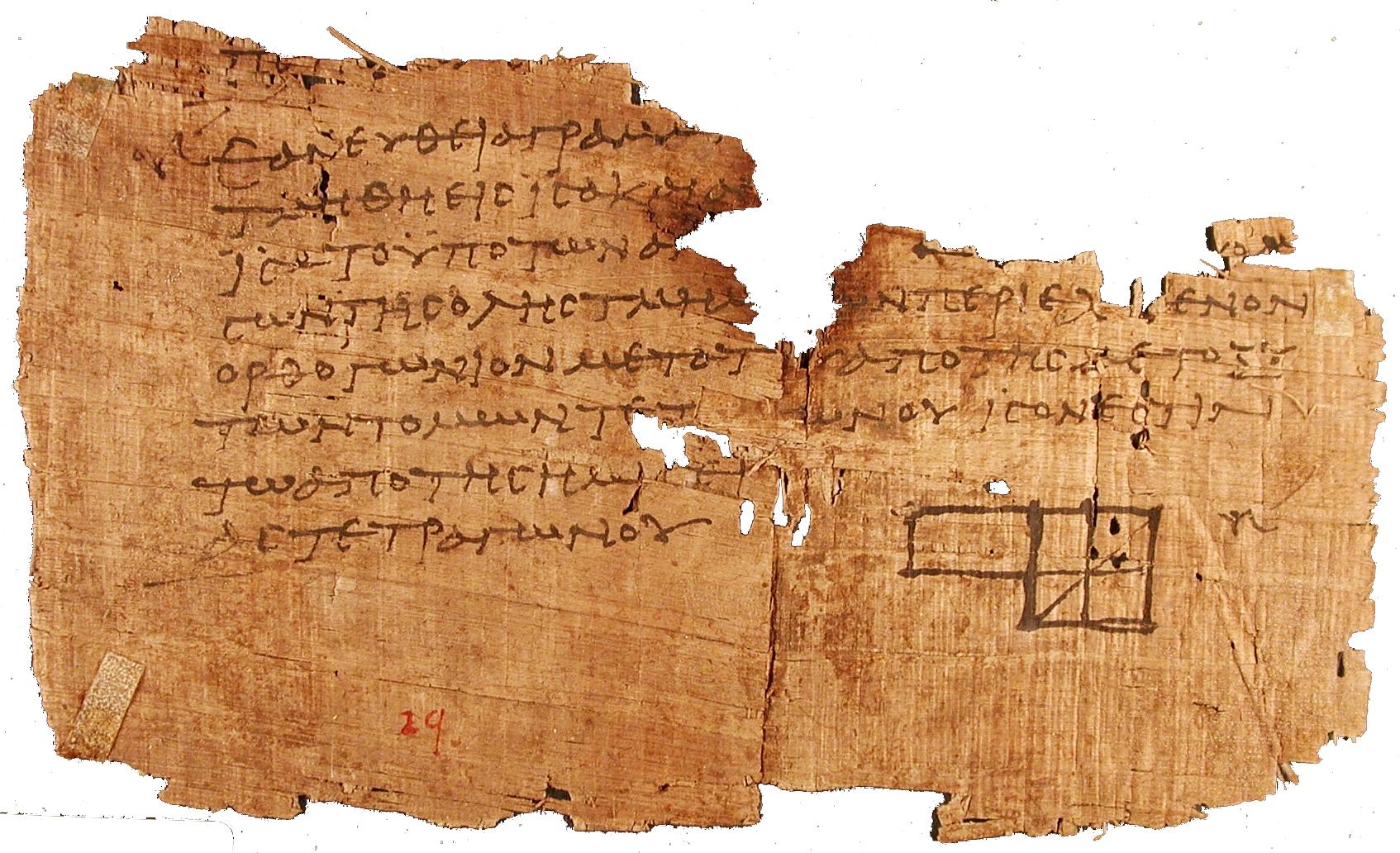 The oldest diagram from Euclid